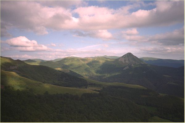 A View of the Volcans d'Auvergne